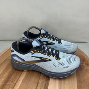 Brooks Ghost 15 Womens Blue Black Running Shoes 1203801B437 Size 9 Medium B